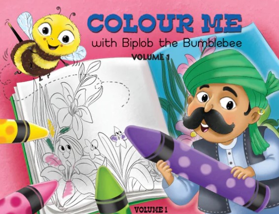 Colour Me With Biplob The Bumblebee Volume 1